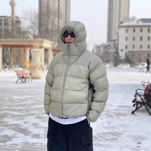 Special Offline 1588 Winter High-end Men and Women Couple Super Thick Warm Fluffy Hooded Cotton-padded Clothes