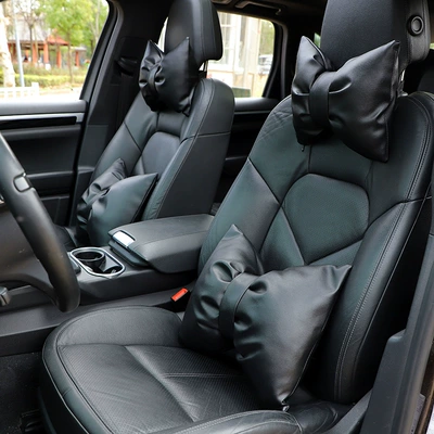 Headrest Solid Color Car Seat Pillow