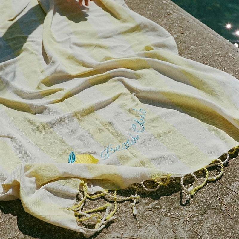 Pure Cotton Beach Towel Turkish Tassel Breathable Thin Vintage Striped Beach Towel Non-Sand-Sticking Bath Towel Vacation Photo Shoot Pure Cotton Beach Towel Turkish Tassel Breathable Thin Vintage Striped Beach Towel Non-Sand-Sticking Bath Towel Vacation Photo Shoot