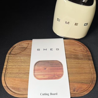 Фабрика прямых продаж SMEG Кухонная доска ретро -домохозяйственная доска Acacia Wood Oval Space Spot