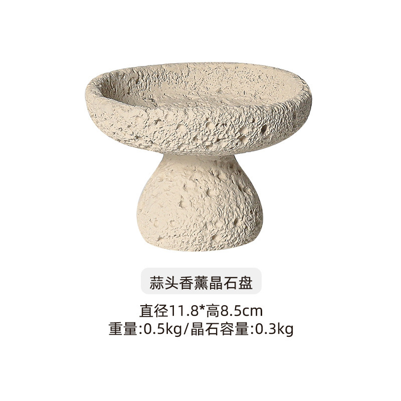 隕石拡香石家庭用結晶石アロマ小衆高級置物無火アロマ精油持続アロマ容器皿|undefined