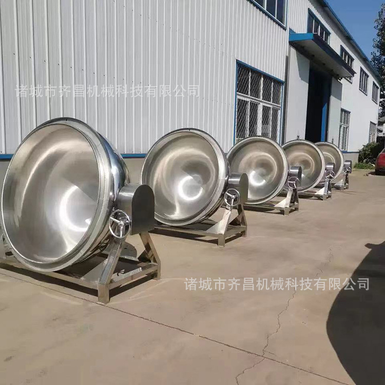 不锈钢烧肉烧鸡卤煮锅 大型煤气煮肉锅 熟食连锁店用电加热煮锅