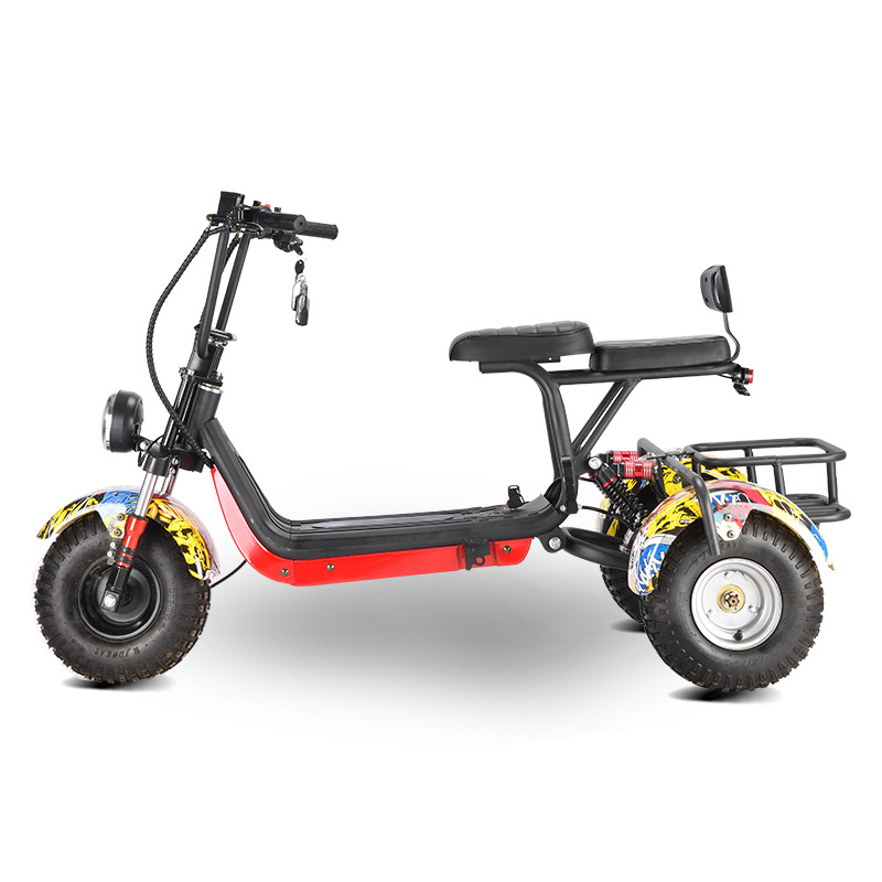 Eec Dot Adult Mobility Scooter Three-Wheeled Motorcycle Harley Electric Vehicle Hm-6 Cross-Border Overseas Warehouse Direct Delivery