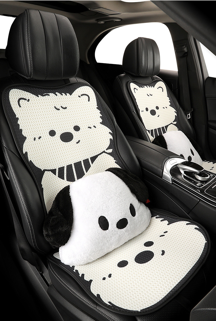 Car seat cushion for all seasons, goddess-style seat pad, summer breathable and ventilated seat cover, high-end non-slip new seat cover
