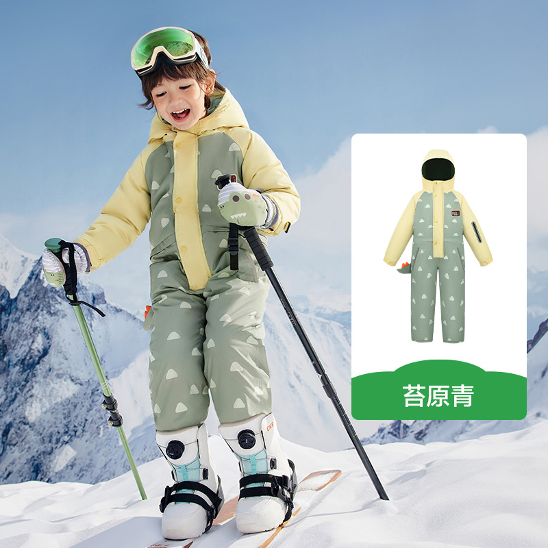 Mono de esquí infantil impermeable y térmico unisex image 8