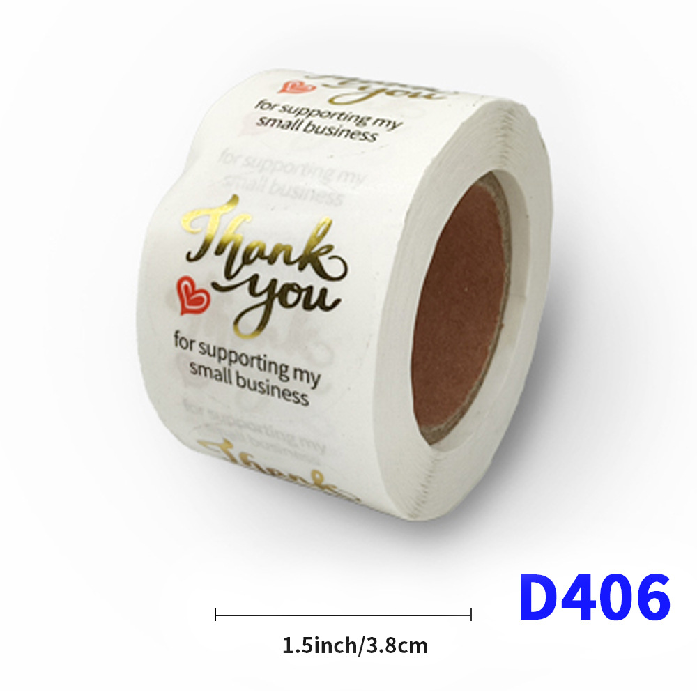 D406;3.8cm/1.5inch*500 스티커