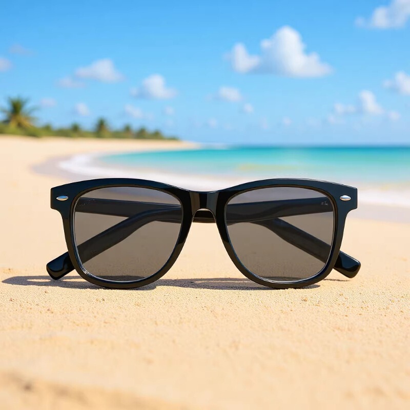Cross-Border New Model Ai Smart Bluetooth Audio Glasses with Detachable and Replaceable Temples, Multi-Hd Language Translation