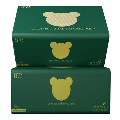 Toilet paper large package household flat paper whole box wholesale old-fashioned straw paper toilet paper thickened bamboo pulp natural paper towel