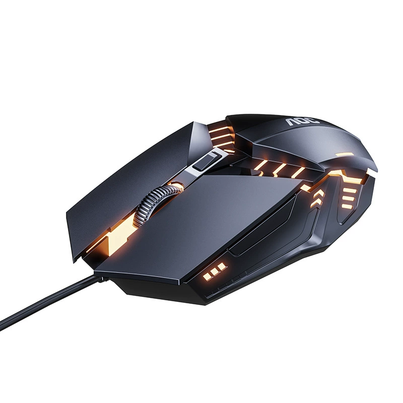 Guanjie AOC MS120 красочная подсветка игровой офис бытовой USB кабель компьютерная мышь оптом