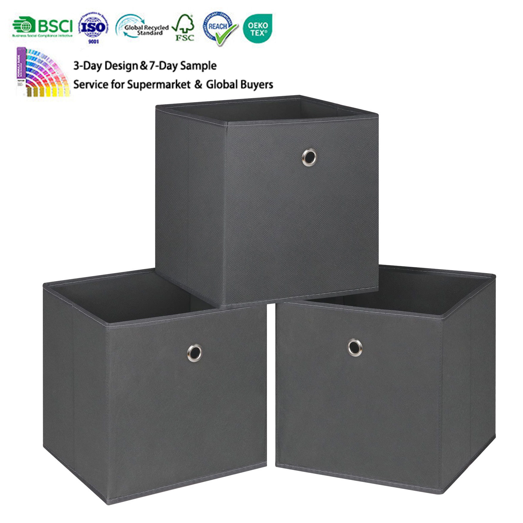 Caja de almacenamiento transfronteriza con agujeros de gas, armario doméstico tipo cajón, pantalones, ropa sin cubierta, caja de acabado, cesta de almacenamiento plegable