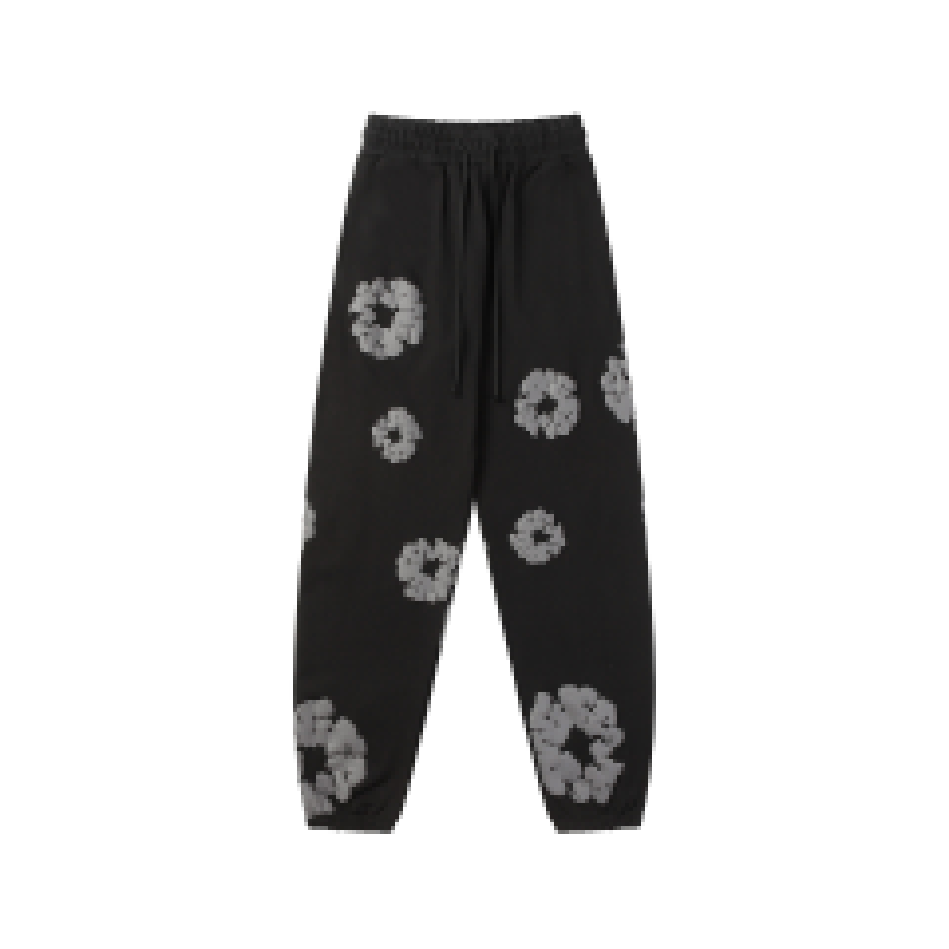Other Sweatpants Relaxed Floral Black
