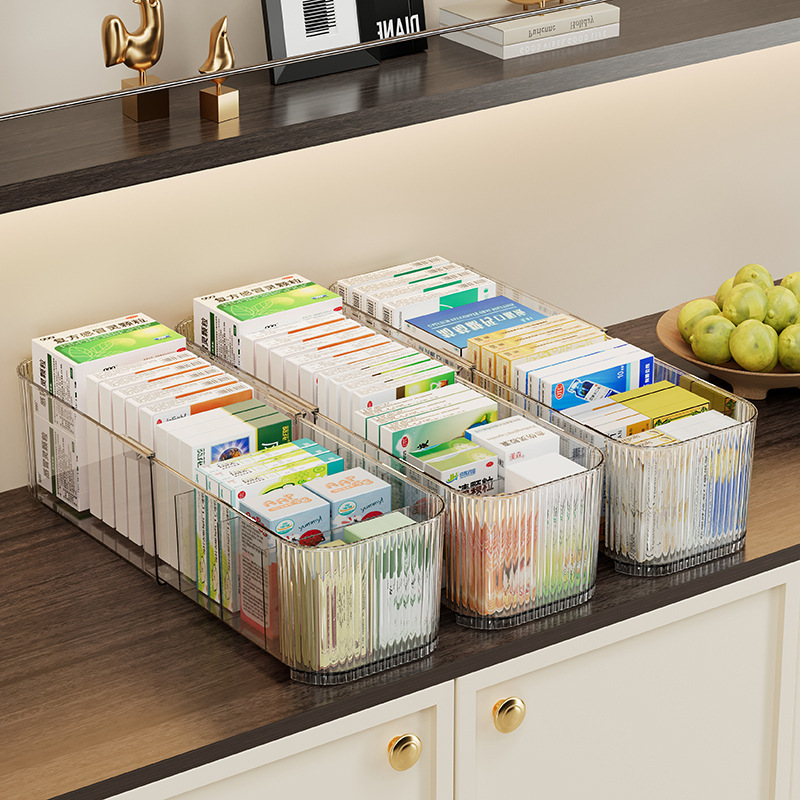 Family Compartmentalized Medicine Storage Box, Plastic Medicine Box, Retractable Medicine Organizer, Treatment and Infusion First Aid Medicine Box Family Compartmentalized Medicine Storage Box, Plastic Medicine Box, Retractable Medicine Organizer, Treatment and Infusion First Aid Medicine Box