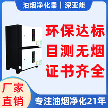 商用油烟净化器 酒店综合体美食城餐饮厨房静电式商用抽油烟机