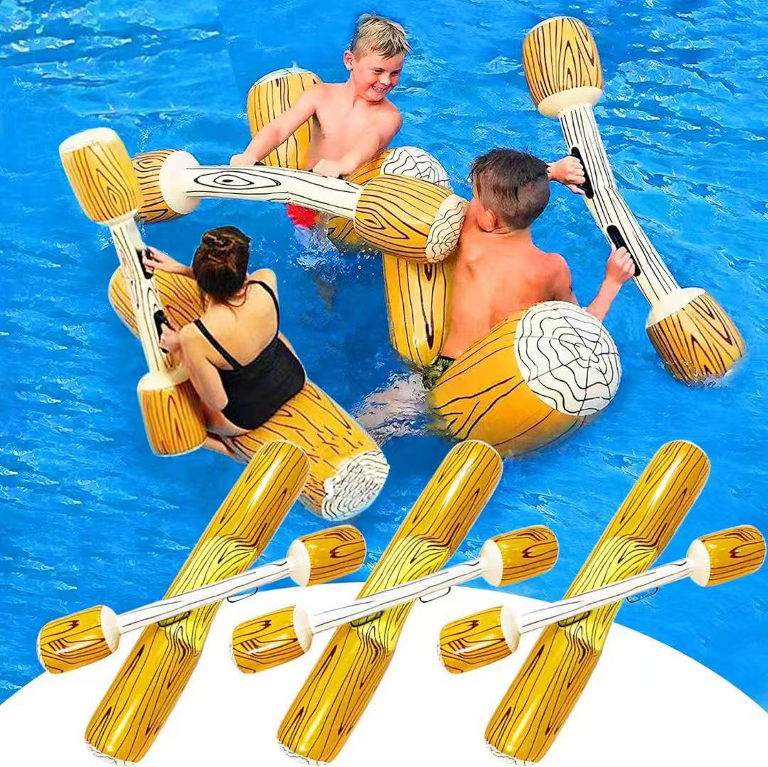 Cross-Border Spot Floating Row-To-Row Water Inflatable Ride Competitive Entertainment Water Game Adult Toy Swimming Ring