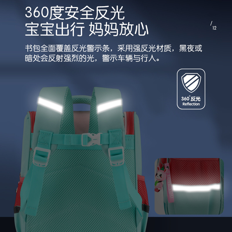 Mochila Infantil de una Pieza con Diseño de Peces Naturales, Estilo Coreano, para Niños y Niñas, para Jardín de Infancia y Escuela, con Estampado, Práctica para Envíos Internacionales