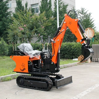 柱塞泵迷你挖掘机单杠隧道疏通微型多功能挖掘机mini excavator