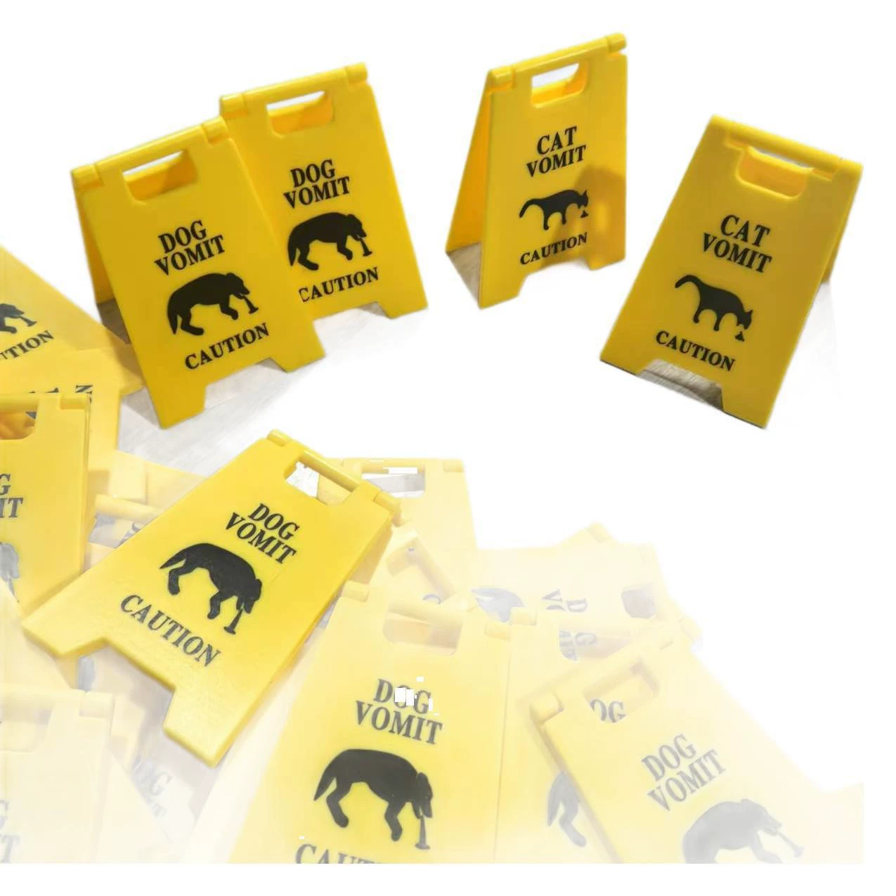 Cat Vomit Sign Забавная кошка и собака рвота логотип украшения через границы Amazon