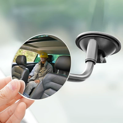 view auxiliary mirror 360 degree car – Large field of view rear view auxiliary mirror