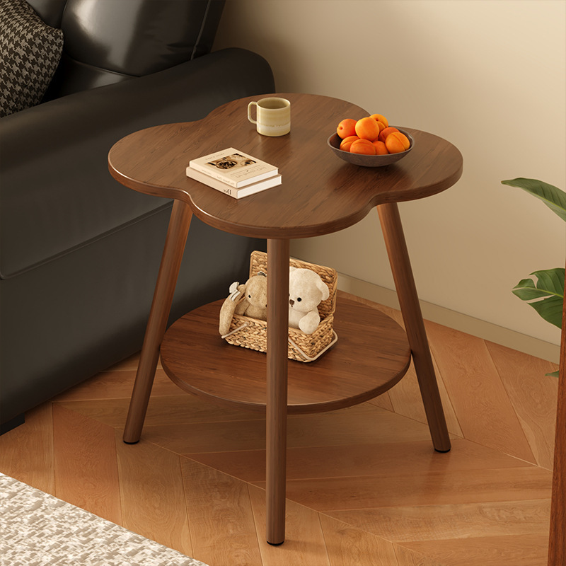 Small Apartment Sofa Side Table Leisure Balcony Small Table Modern Minimalist Living Room Small Coffee Table Rental House Bedside Storage
