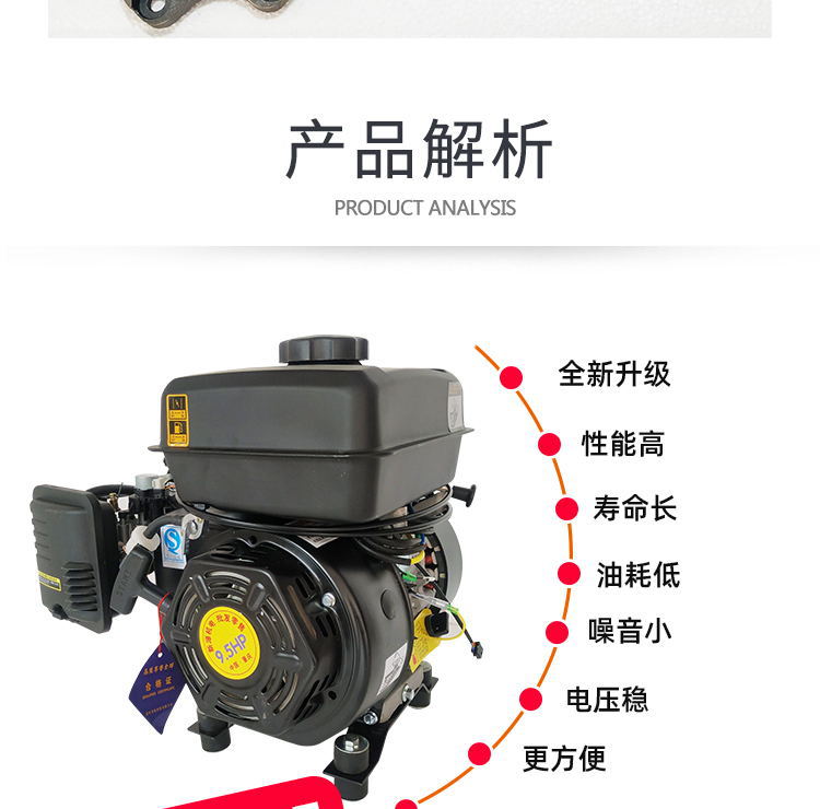 48V60V72V Low Noise Pure Copper Intelligent Range Extender 3-8Kw Electric Three- or Four-Wheel Sedan Gasoline Charging Generator