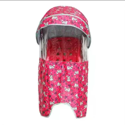 Motorcycle child seat, seat rear safety baby - awning