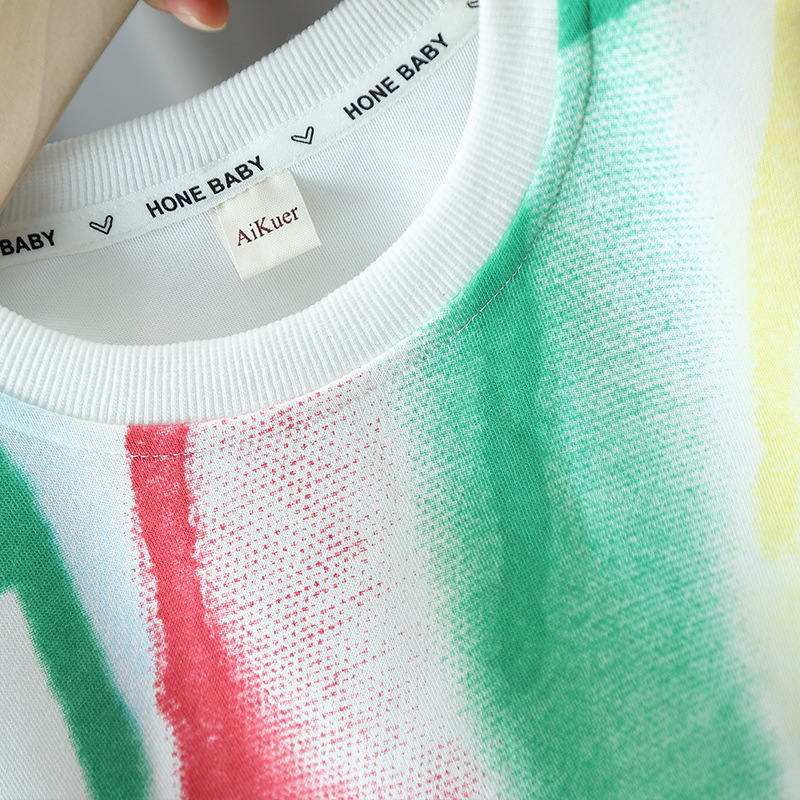 5773 Traje de otoño para niños 2025 nueva ropa deportiva para niños de otoño hermosa chaqueta coreana para niños de primavera y otoño