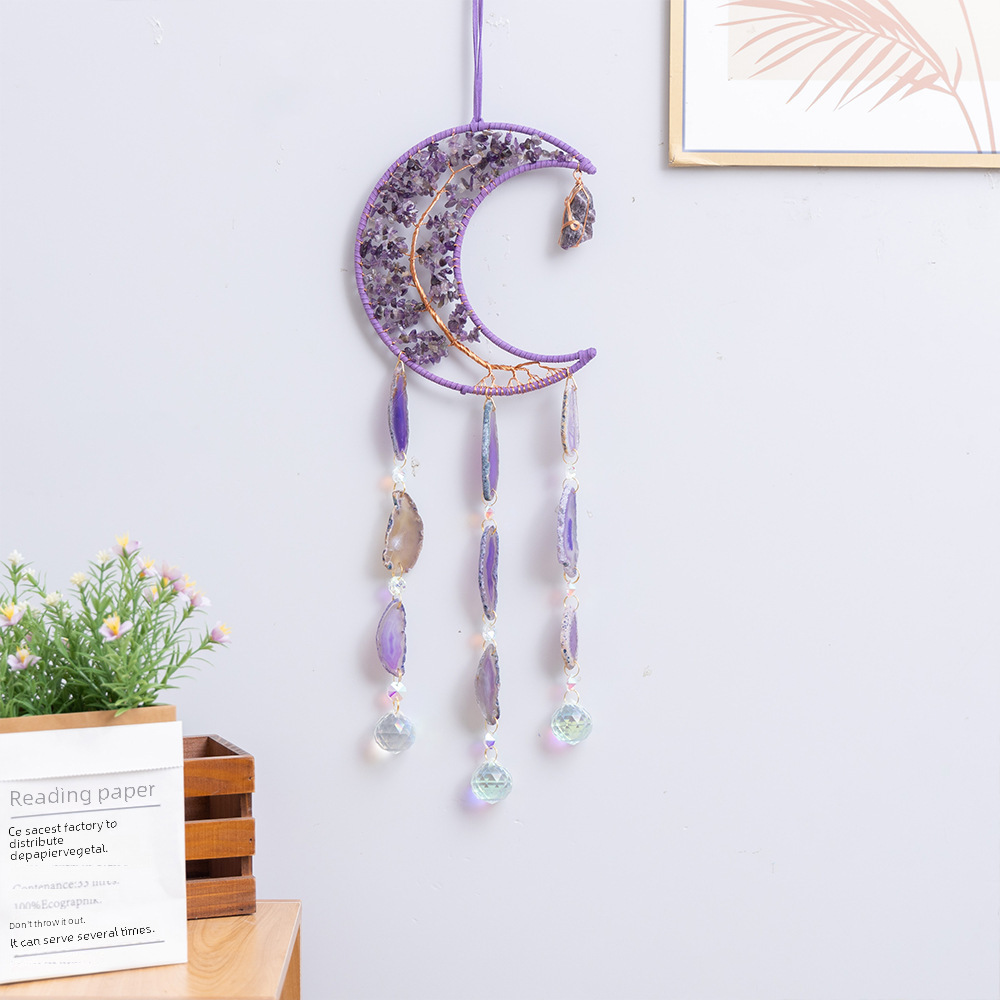 agate pendant solar-powered