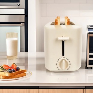 Cross-Border Supply of 2-Piece Fully Automatic Toaster Household Toaster 6-Speed Automatic Power-Off Toaster Breakfast Machine