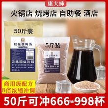 酸梅汤商用摆摊酸梅汤老牌子速溶烧烤自助火锅原料1斤