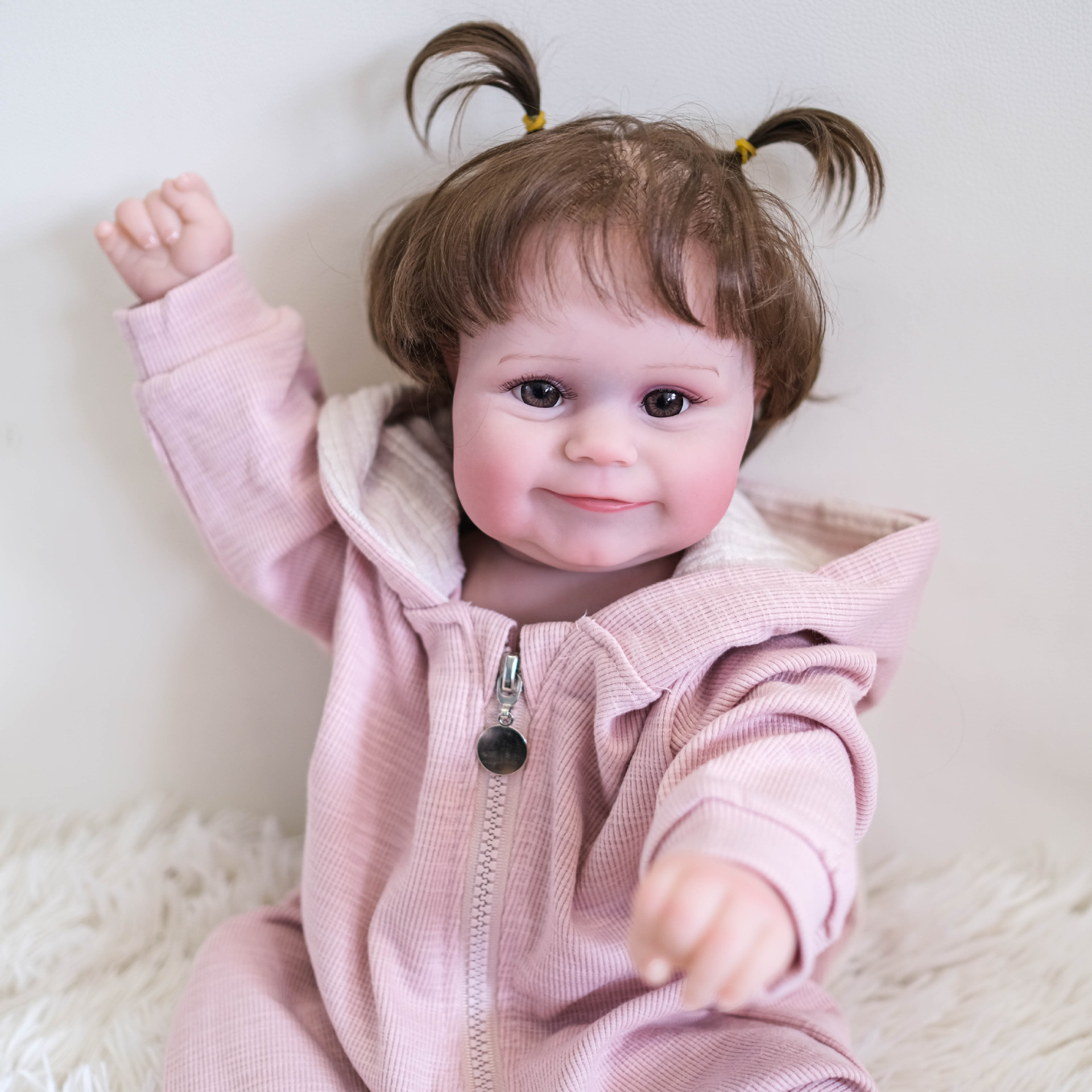 50cm simulación Linda muñeca de pelo implantado Maddie proveedor transfronterizo de electricidad una generación