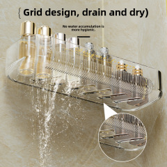 Bathroom bathroom storage rack without punching wall-mounted mirror cabinet front storage box washbasin cosmetic storage rack