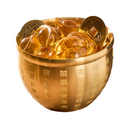 Brass Pfaff Cup Pfaff Cylinder Brass Rice Cylinder Cornucopia One Cup Five Emperors Money Manufacturer Wholesale Agent