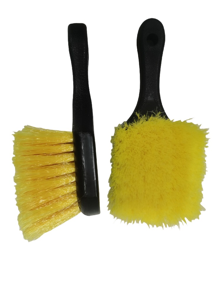 Car Cleaning Tools Tire Brush Short Handle Carpet Brush Wheel Hub Cleaning Brush Strong PVC