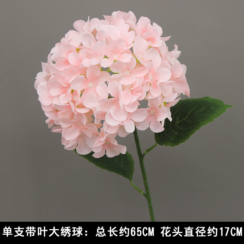 10 flores rosadas bodas flores de seda decoración floral flores falsas hortenida Wenxin Road Artes florales otros