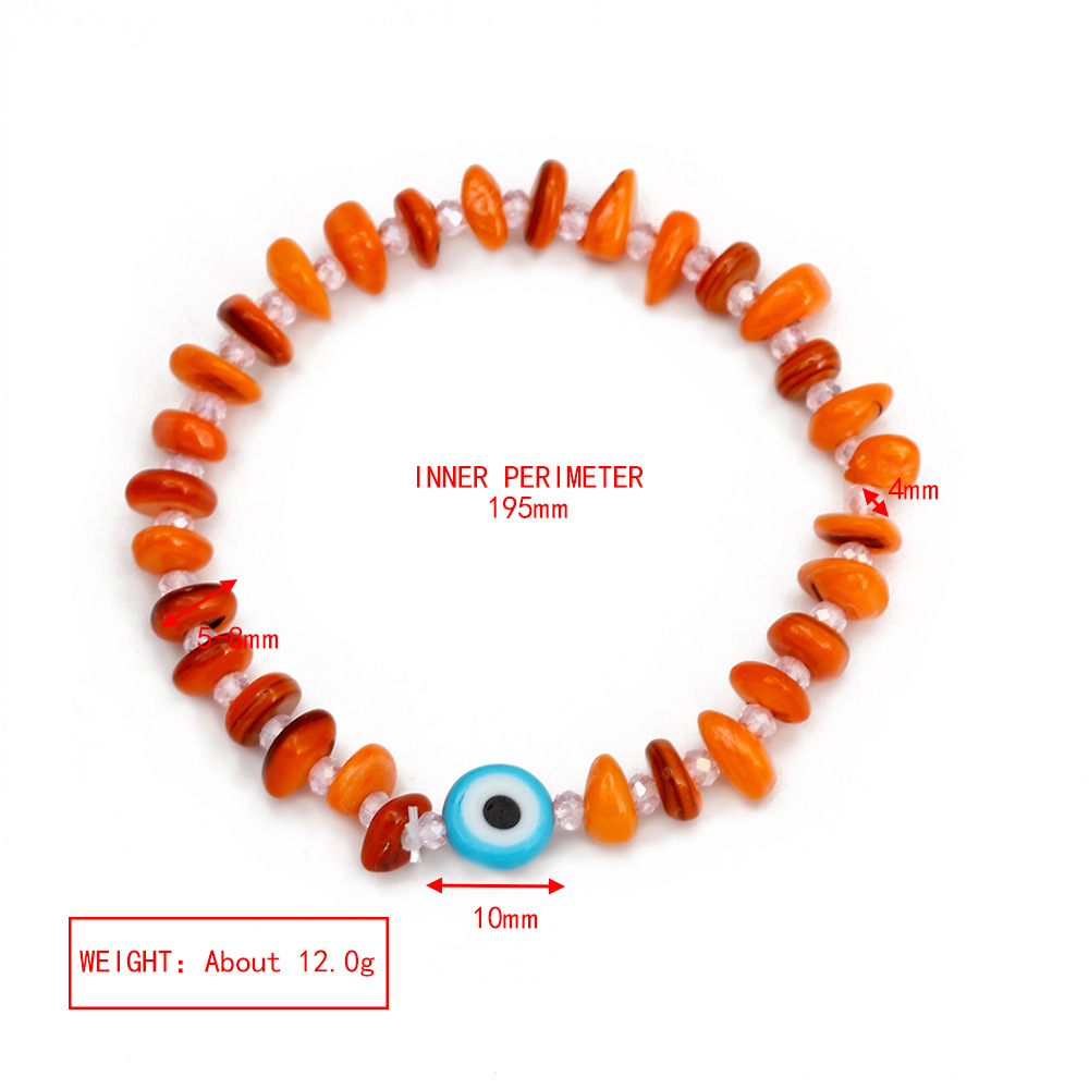 Fashion Eye Copper Inlay Zircon Bracelets 1 Piece