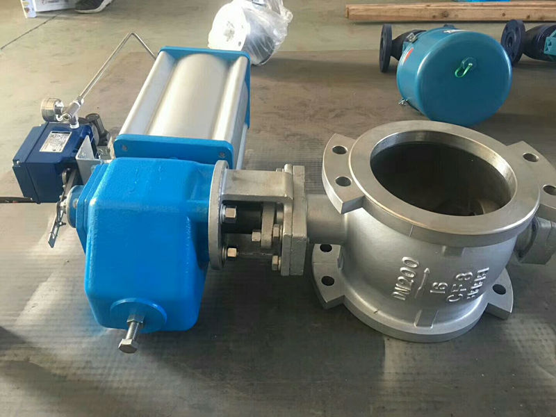 气动调节球阀VQ647Y-PN16-25 高压高低温特材