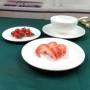 健康家用陶瓷纯白骨碟
