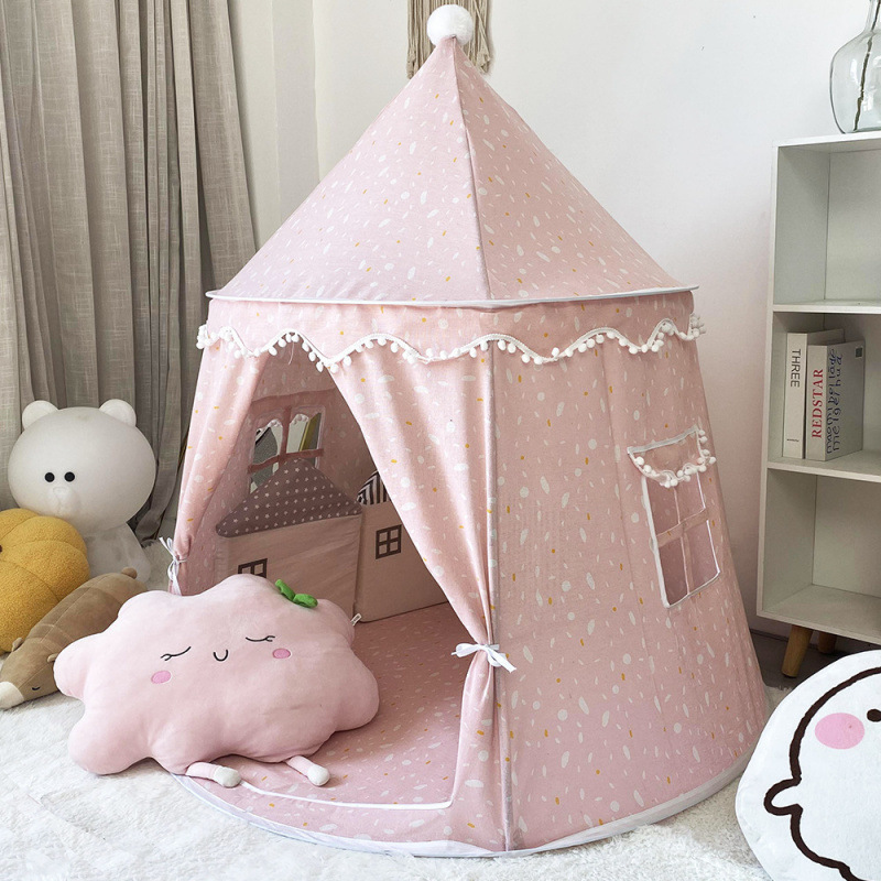 大スペース子供用テントポータブル屋内男の子と女の子のプレイハウス城小さな家|undefined