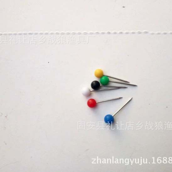 Большая головка иглы жемчужного типа, цвет рыболовных снастей