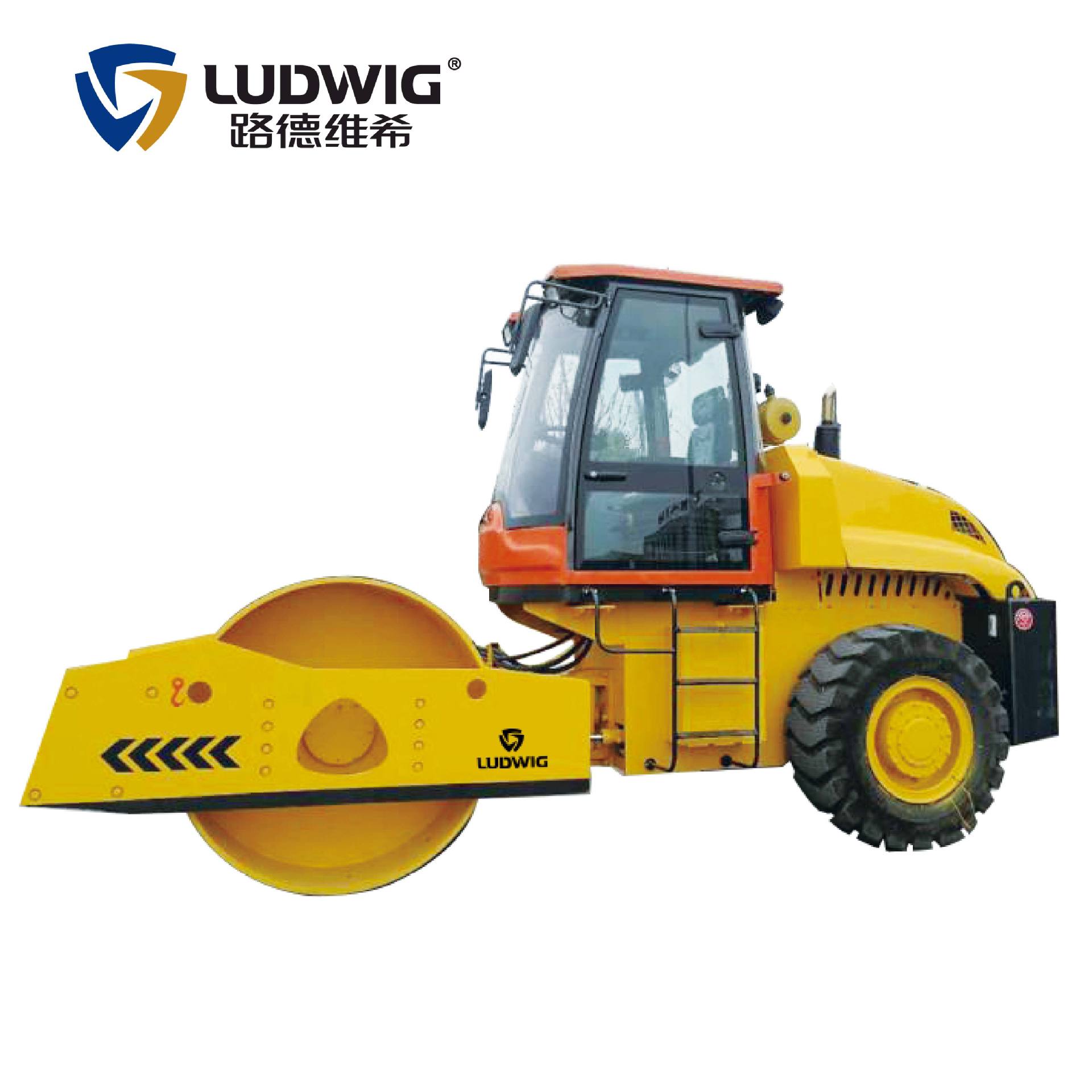 LD-JS8000全封闭驾驶式8吨单钢轮压路机压土压实机四缸柴油发动机