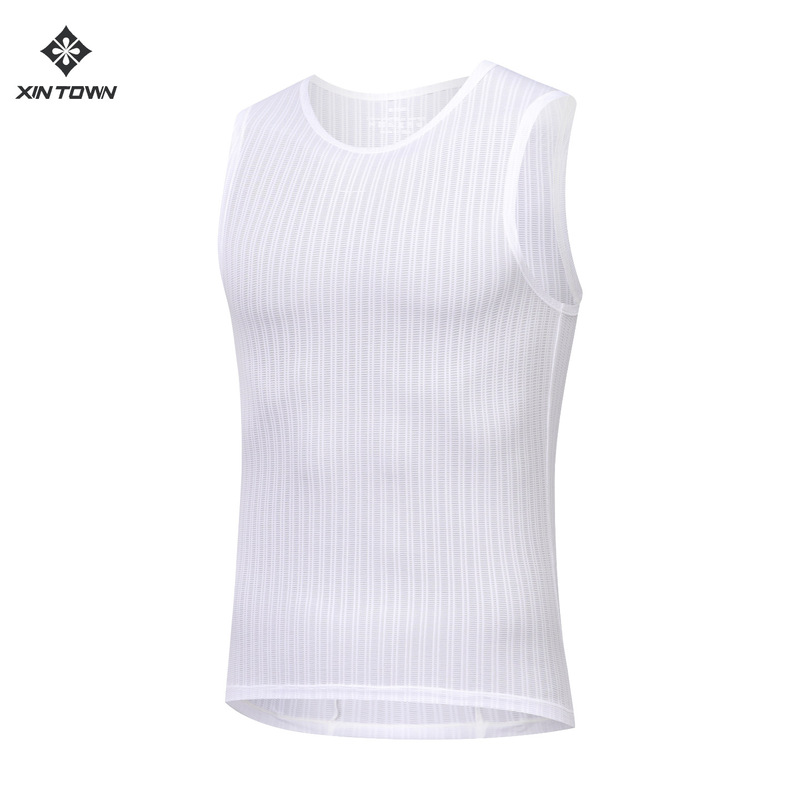 Cycling sweat-wicking tight-fitting tank top, road and mountain bike cycling jersey, breathable base layer shirt for men and women Cycling sweat-wicking tight-fitting tank top, road and mountain bike cycling jersey, breathable base layer shirt for men and women