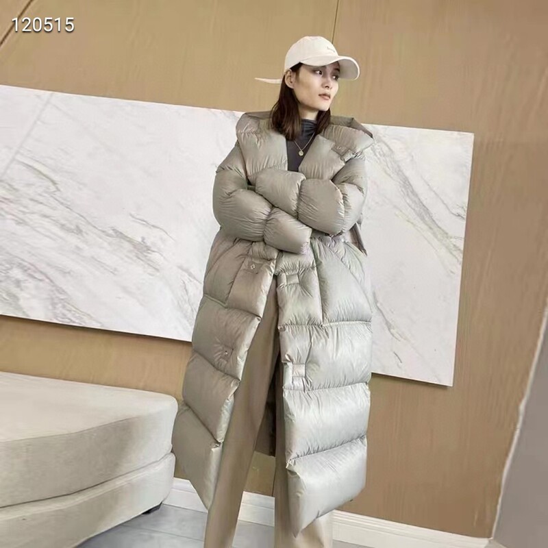 2025 Autumn and Winter New Jiangnan Series Korean Style High-End Popular Wizard Hat 90 White Duck down Jacket Women's Long Jacket
