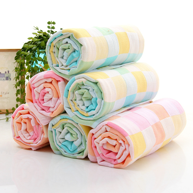 Gauze bath towel wholesale pure cotton 32-strand double-layer baby Summer thin blanket breathable soft absorbent adult bath towel