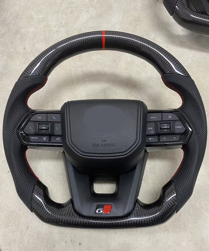 Cooluze Lc300 Lc200 Lc150 Fortuner Hilux Revo Forged Carbon Fiber Steering Wheel