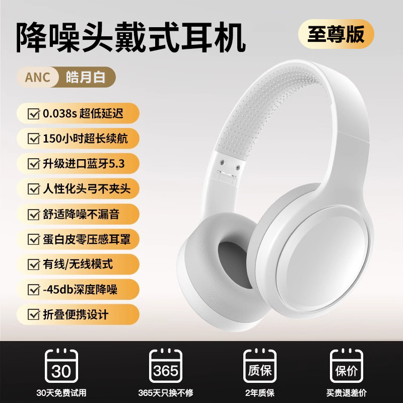 S0NY ソニー ヘッドマウント Bluetooth ヘッドセット 2025 新モデル、ワイヤレス ノイズ リダクション、長いバッテリー寿命、大容量バッテリーに適しています。|undefined