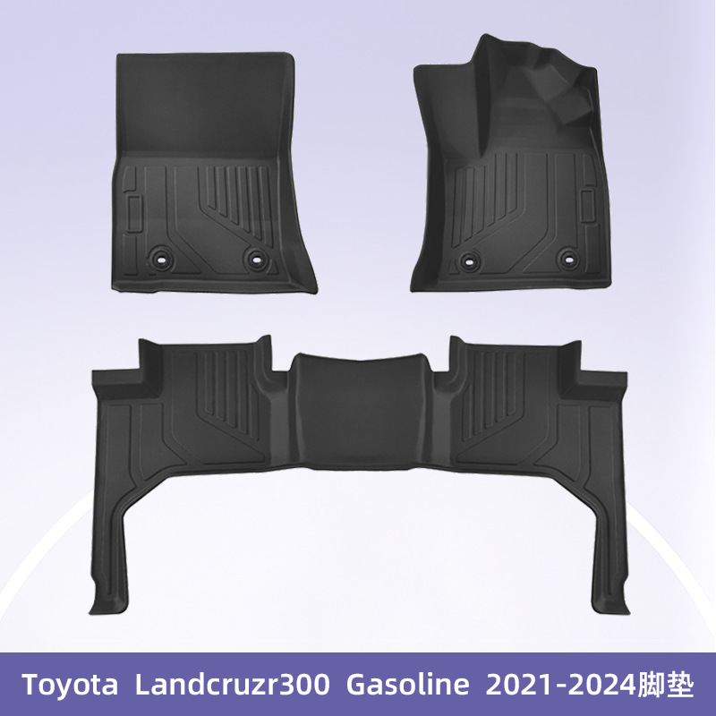 Es adecuado para Toyota Landcruzr300 combustible 2021 - 2024 3D para todos los tiempos almohadilla de pie TPE