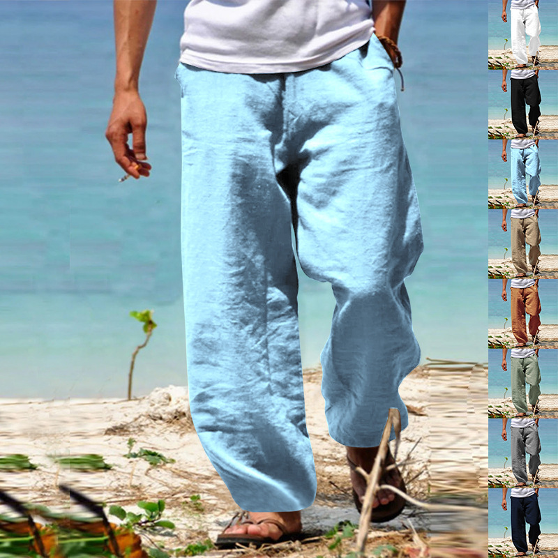 2024 Amazon Independent Station Pantalones deportivos casuales sueltos transpirables de hip-hop de verano europeo y americano en stock