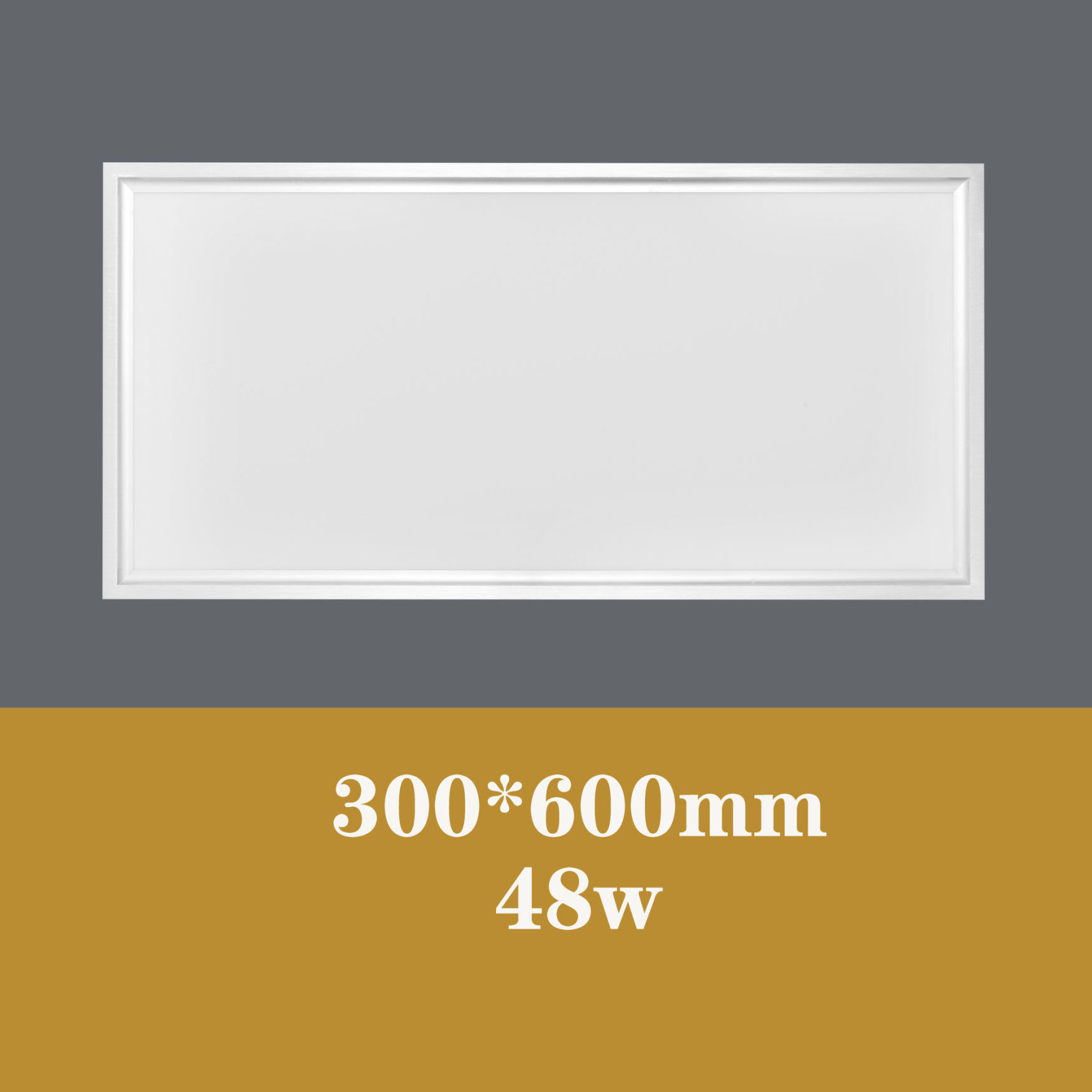 [Long Light] 30 * 60CM silver frame super bright 48W