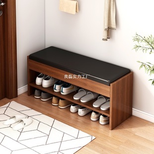 Household Door Sitting Shoe Changing Stool Soft Bag Small Stool Living Room Multi-function Hallway Shoe Changing Stool Shoe Cabinet
