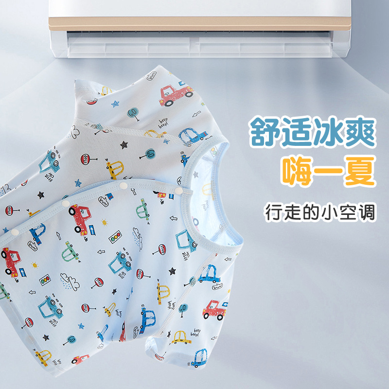 Set de mangas cortas para bebés de verano recién nacidos delgados divididos ropa de verano para niños y niñas dos piezas de ropa para bebés